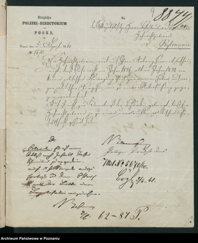 Obraz 12 z jednostki "A. betr. Familie von Poniński"