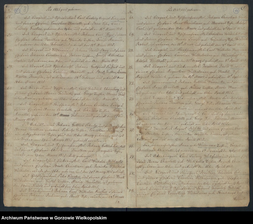 image.from.unit.number "Duplikate der Kirchenbücher der Hauptkirche zu Landsberg an der Warthe"