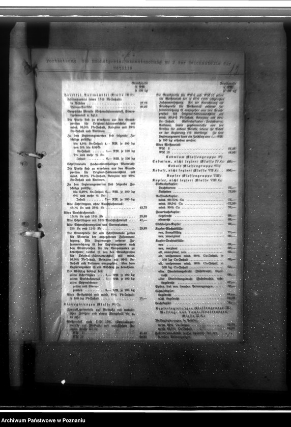 Obraz 18 z jednostki "Eisen- und Metallwirtschaft, sowie Preisbildung der Metallerzeugnisse"