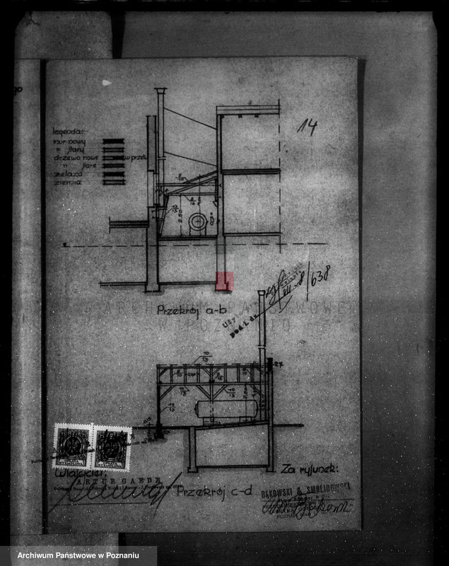 image.from.unit.number "Zatwierdzenie zakładu przemysłowego /urządzenia kotłowni/ Firmy Artur Gaede /fabryka wódek i likierów/ w Poznaniu"