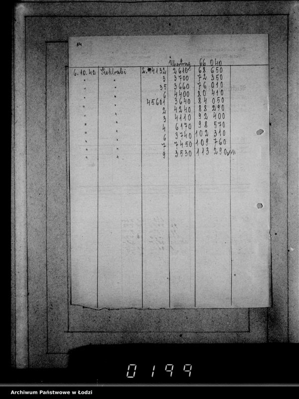 Obraz 18 z jednostki "Lebensmitteleinkauf. Aufträge, [Lieferscheinen und Rechnungen] 16971-17525 [Dostawa produktów żywnościowych do Getta]"