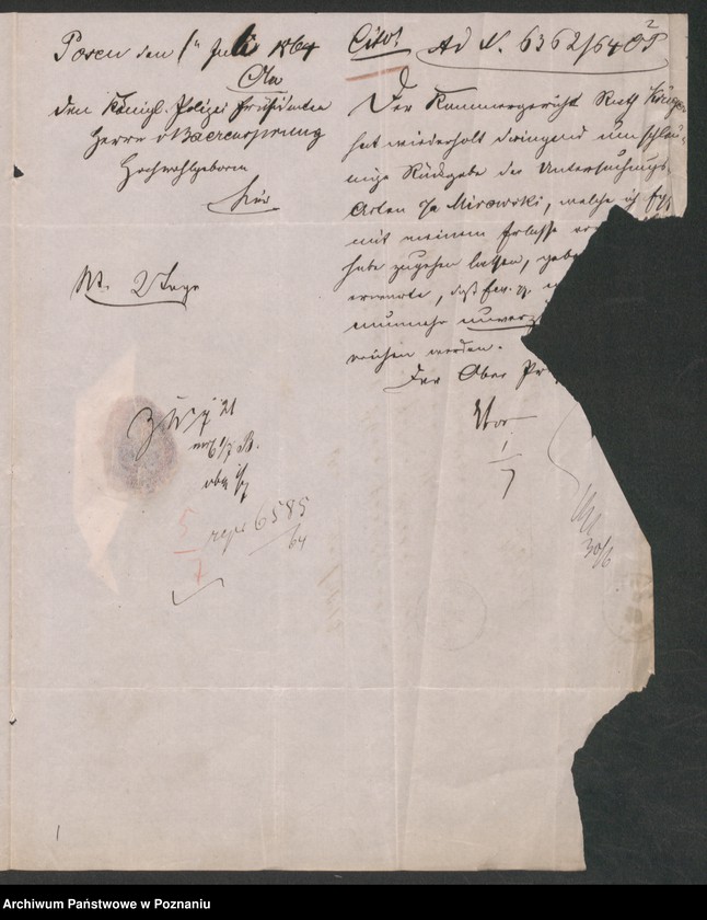 image.from.unit.number "Der Uebertritt polnischer und diesseitiger Untertanen auf preussisches und jenseitiges Gebiet während der polnischen Insurrektion und die dagegen getroffenen Massnahmen."