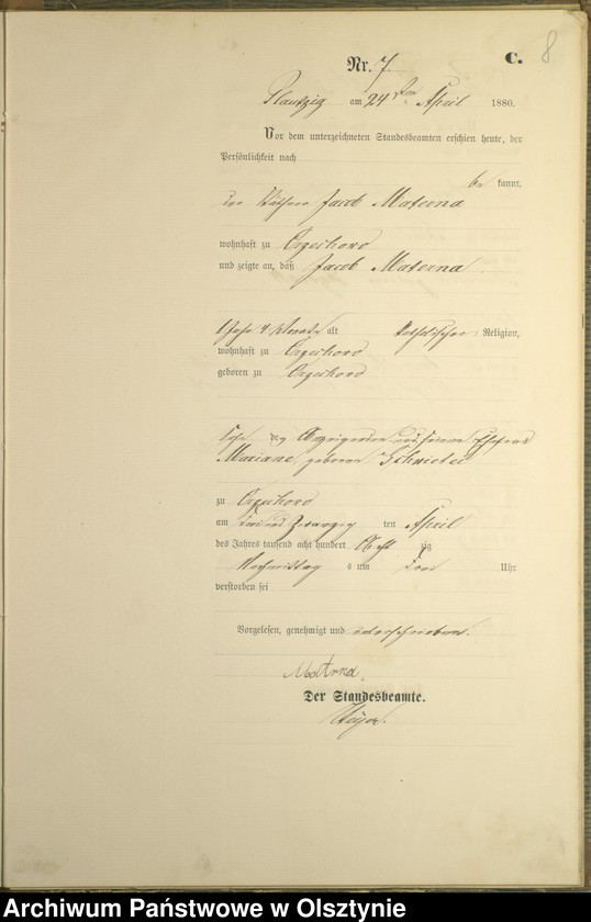 image.from.unit.number "Sterbe-Haupt-Register Nr 1 - 23"