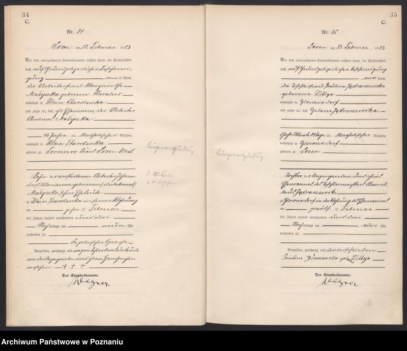 Obraz 20 z jednostki "Księga zgonów tom I"