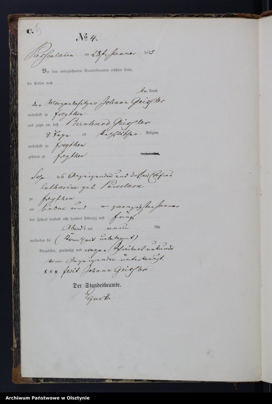 image.from.unit.number "Haupt-Sterbe-Register Nr 1 - 58"