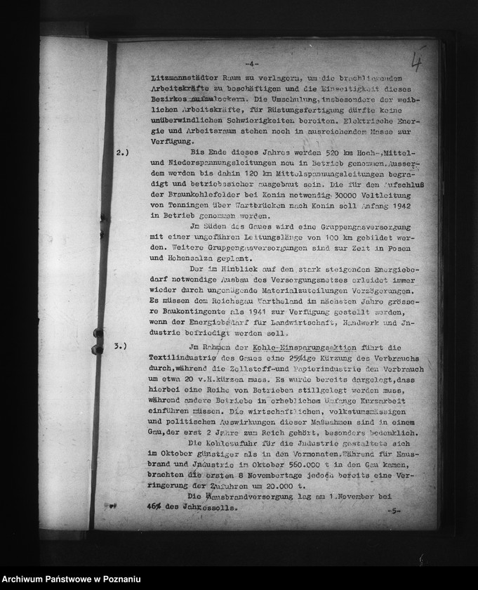 Obraz 8 z jednostki "Lageberichte der Abteilungen für die Zeit vom 1.10.1941. - 31.12.1941"