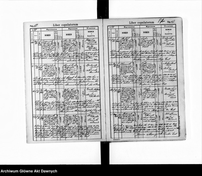image.from.unit.number "Parafia: Lwów, parafia św. Marii Magdaleny. Dekanat: Lwów. Księga metrykalna urodzeń, ślubów i zgonów dla całej parafii."