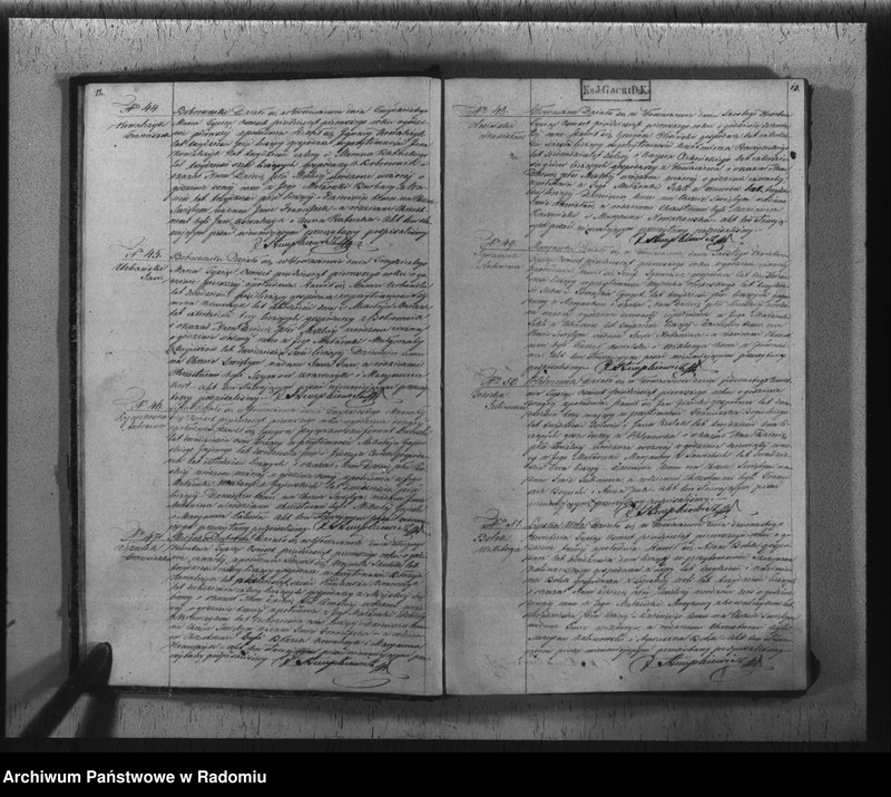 image.from.unit.number "Duplikat akt urodzonych, zaślubionych i zmarłych z parafii Głowaczów na rok 1851"