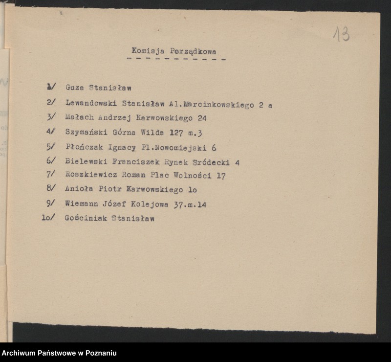 Obraz 15 z jednostki "Akta dotyczące Walnego Zjazdu Związku 5.III.1939."
