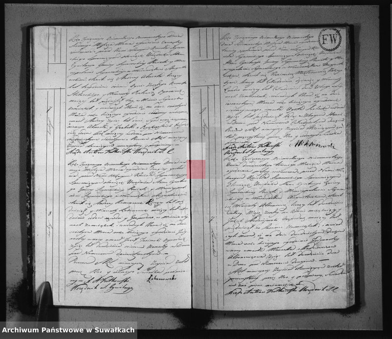 image.from.unit.number "Akta zeszłych stanu cywilnego gminy seyneńskiey od 1-go stycznia 1818 roku."