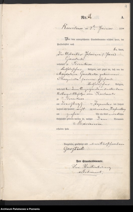 Obraz 7 z jednostki "Księga urodzeń"