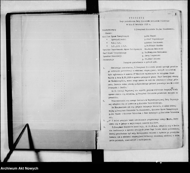 image.from.unit.number "Posiedzenia Rady Ministrów Królestwa Polskiego. Protokoły z załącznikami. 4.04.1918 r. - 30.06.1918 r. T. 2"