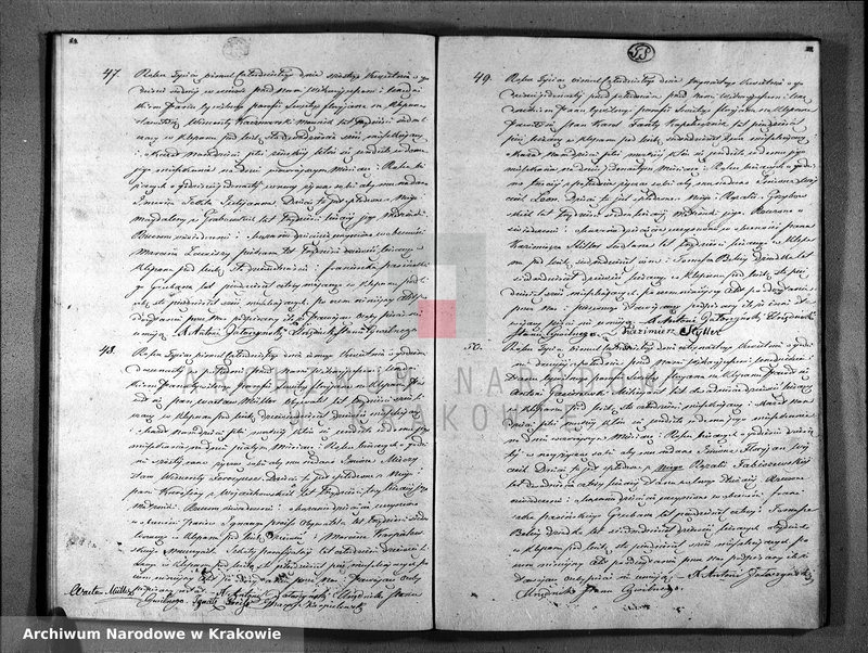 Obraz 15 z jednostki "Księga Aktów Urodzenia i Uznania Parafii Sgo Floryana na Rok 1840"