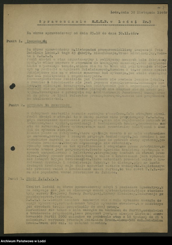 Obraz 8 z jednostki "Sprawozdania [z działalności]"