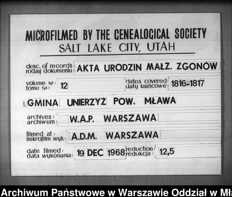 image.from.unit.number "Akta urodzin, małżeństw i zgonów"