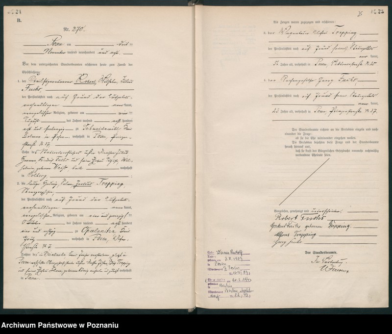 Obraz 15 z jednostki "Księga miejscowa małżeństw tom II [Rejestr główny małżeństw]"