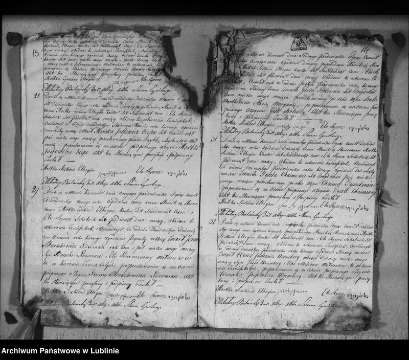 Obraz 10 z jednostki "Księga urodzeń, małżeństw i zgonów"