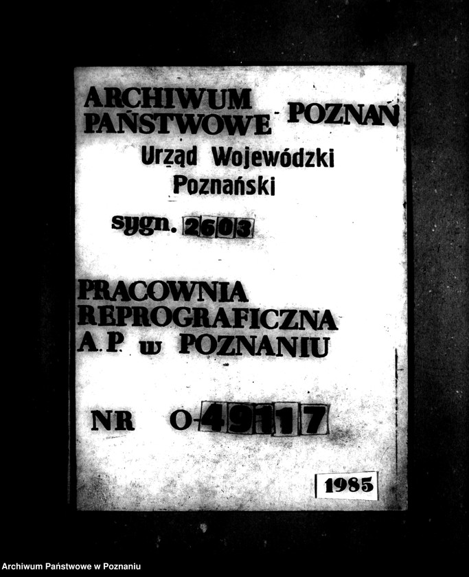Obraz 1 z jednostki "Majątek Czarnotul powiatu mogileńskiego wyłączenie z art.. 4 i 5 ustawy o wykonaniu reformy rolnej Apolinary Bartz"