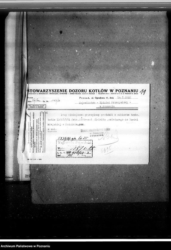 Obraz 15 z jednostki "Rzeźnia Miejska w Koźminie - Magistrat m. Koźmina nr woj. kotła 6025"