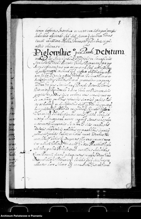 Obraz 19 z jednostki "Resignationes ,inscriptiones, relationes [inducta]"