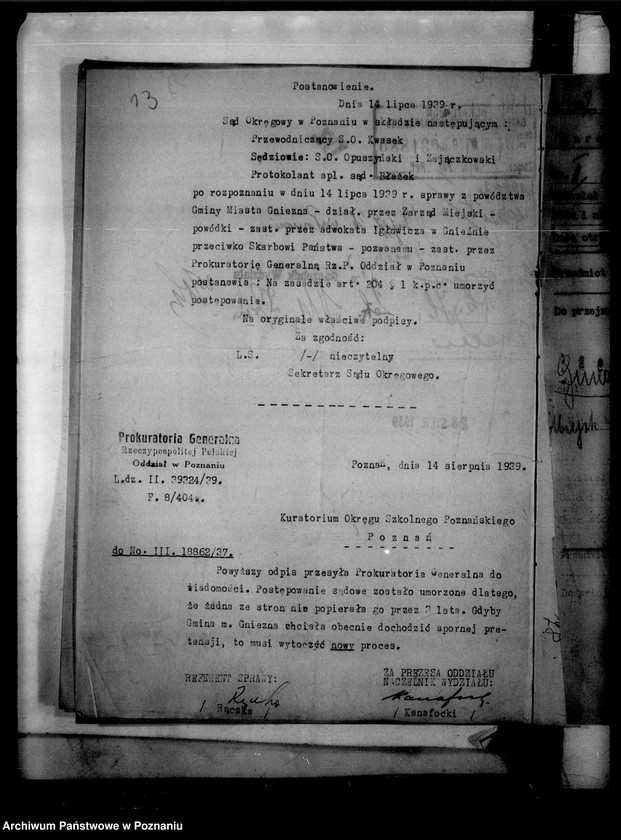 Obraz 16 z jednostki "Miejska Szkoła Krawiecko-Bieliźniarska - Gniezno"