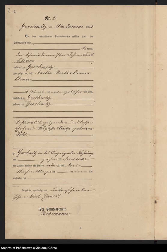 Obraz 4 z jednostki "Sterbe-Haupt-Register"