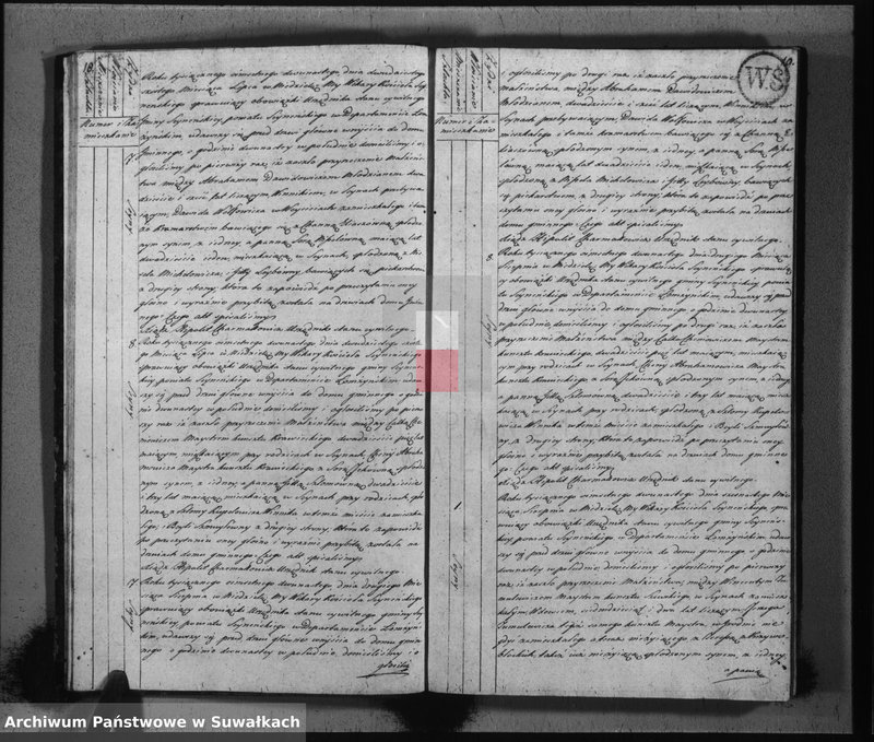 image.from.unit.number "Akta stanu cywilnego zaślubionych w gminie sejneńskiej od 1-go stycznia 1812 roku."