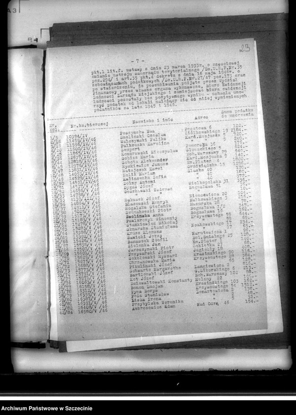 Obraz 13 z jednostki "Protokoły Kolegium Zarządu Miejskiego nr 27-68 (kopie)"