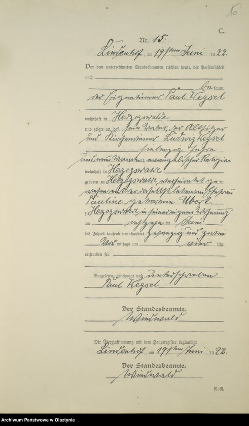 image.from.unit.number "Sterbe-Register /Neben-Register/ Nr 1 - 30"