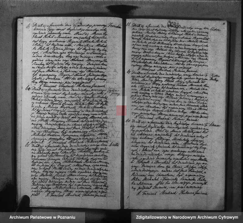 Obraz 12 z jednostki "Akta urodzeń, małżeństw i zgonu"