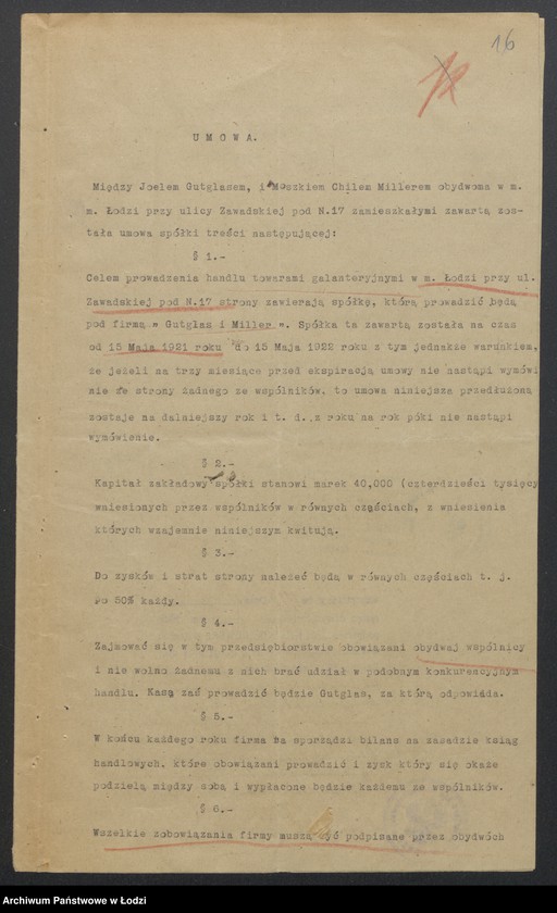 Obraz 18 z jednostki "Joel Gulglas, Mosyek Chil Miller- handel towarami galanteryjnymi"