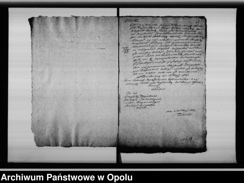 Obraz 17 z jednostki "Acta des Magistrats zu Oppeln betr[effend] die Wahl eines Deputirten zur Provinzial Kriegs Schulden Regulirungs Commission Vol. I de anno 1812"