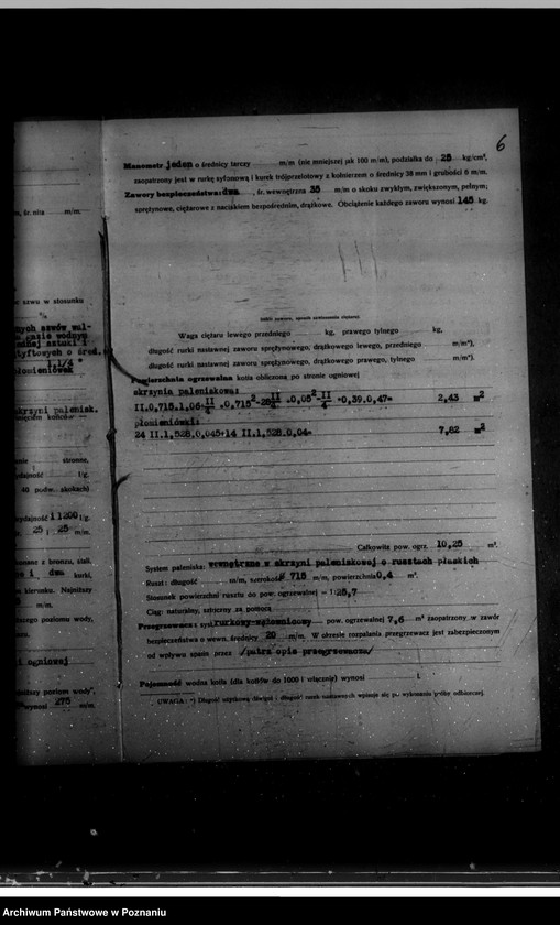 Obraz 10 z jednostki "Gorzelnia rolnicza St. Szyftera we wsi Gutowo Wielkie powiat wrzesiński nr woj. kotła 6387"