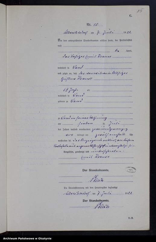 image.from.unit.number "Sterbe-Neben-Register Nr 1 - 24 [ Księga zgonów - wtóropis ]"