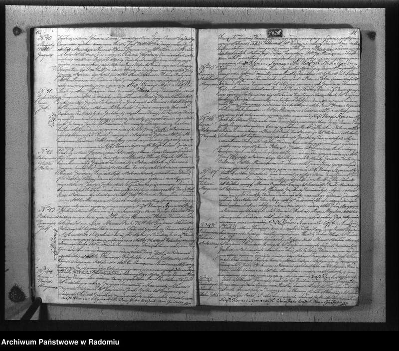 image.from.unit.number "Księga duplikatu aktów religijno cywilnych gminy i parafii Głowaczów urodzonych, zaślubionych i zmarłych w roku 1838"