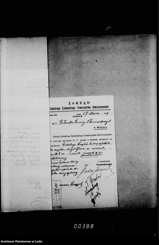 Obraz 8 z jednostki "Akta dotyczące spraw ogólnych"