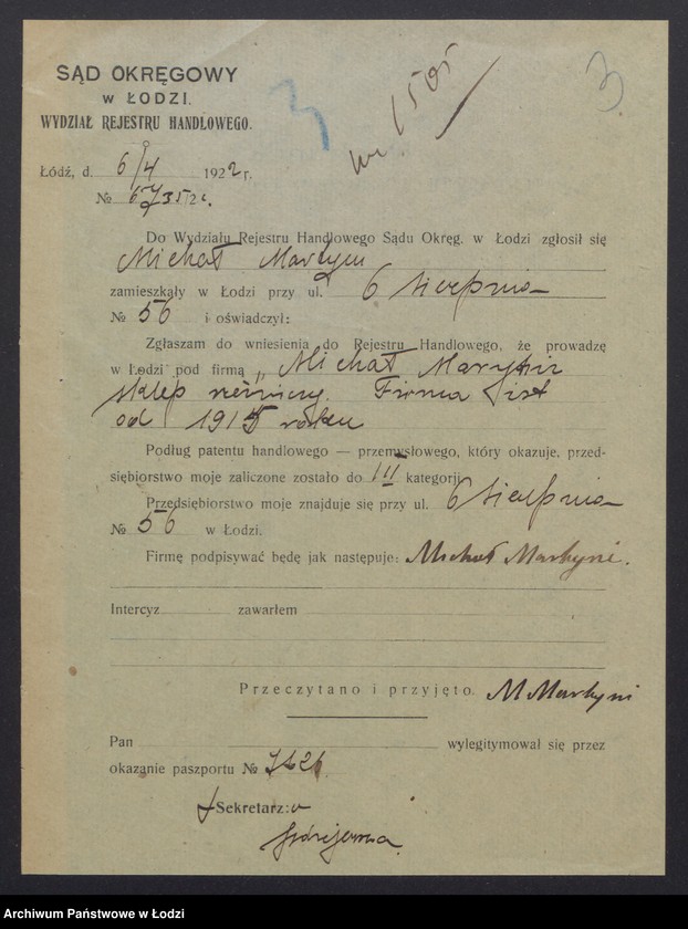 Obraz 5 z jednostki "Michał Martyni – sprzedaż surowców"