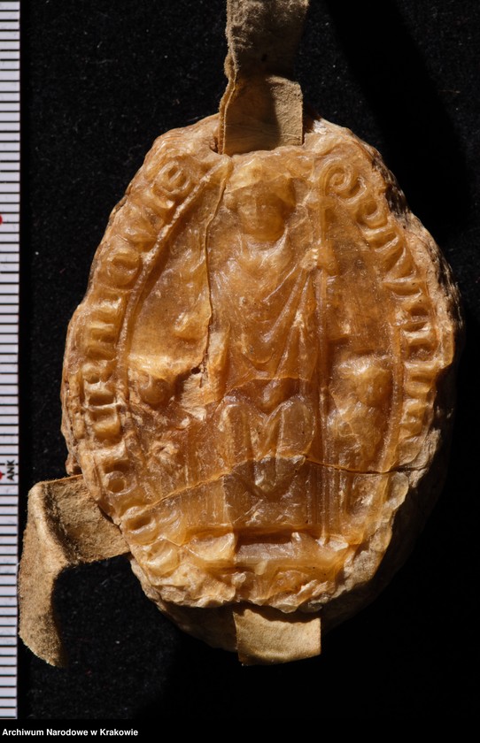 image.from.unit.number "Paweł biskup krakowski zawiera ugodę z Leszkiem księciem krakowskim, sandomierskim i sieradzkim, który za ujęcie i więzienie biskupa oraz wyrządzone"