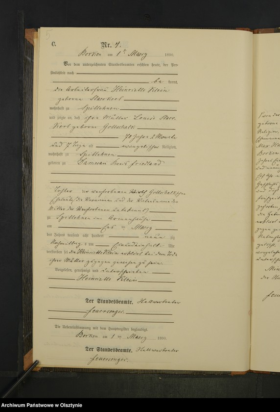 image.from.unit.number "Sterbe-Neben-Register Nr 1 - 19"