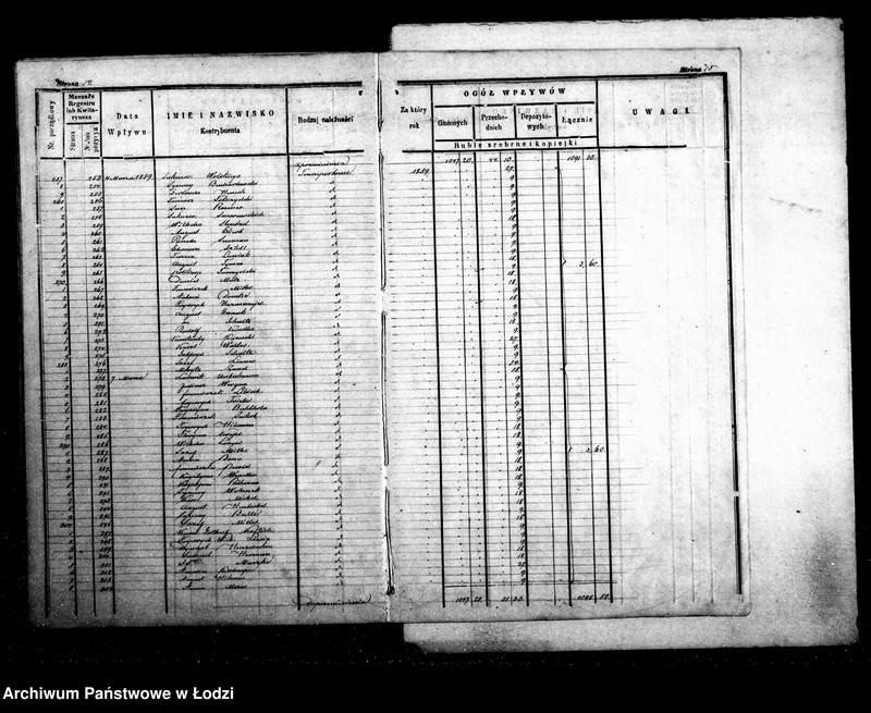 Obraz 13 z jednostki "Dziennik przychodu i wydatku wszelkich funduszów kasy ekonomicznej m. Łodzi na r. 1859"