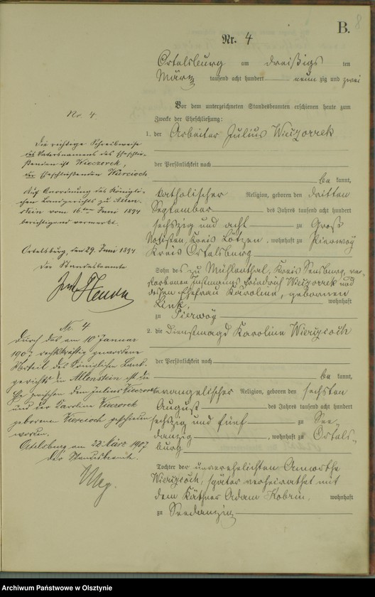 image.from.unit.number "Heiraths-Haupt-Register Nr 1 - 18"