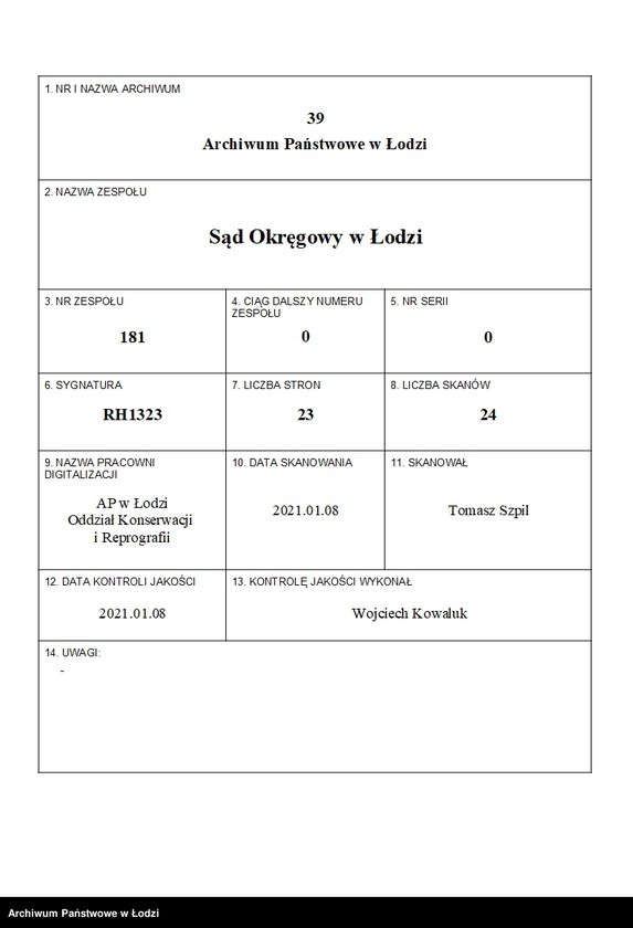 Obraz 1 z jednostki "Kon i Erlichster- sprzedaż przędzy"