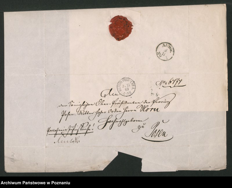 Obraz 19 z jednostki "A. betr. Valerian von Reutt, Stud. med. Freifrau von Richthofen geboren von Odjezierska, Josef Rogalewicz und Marie von Rogucka"