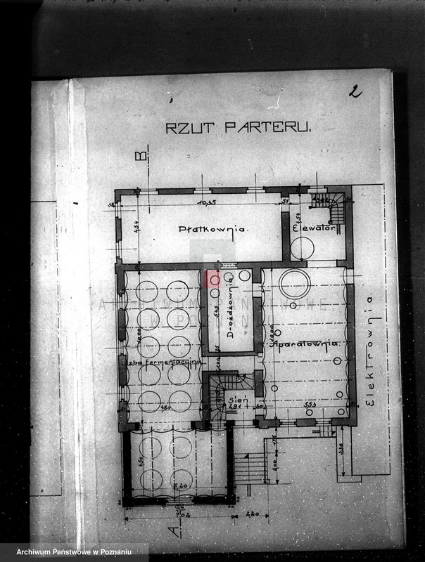 Obraz 6 z jednostki "Rysunek na rozbudowę gorzelni z majętności Przybysław"