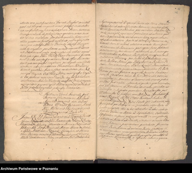 Obraz 11 z jednostki "Prothocollum officii consularis civitatis Posnaniae."