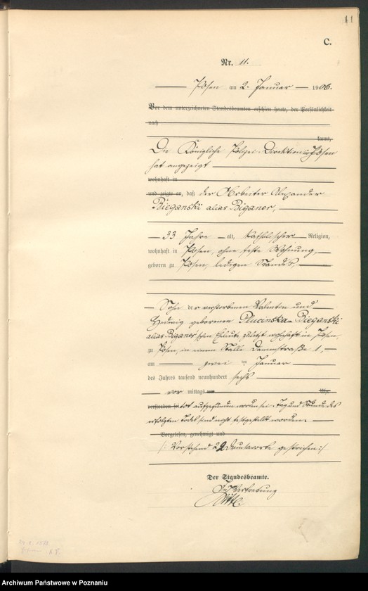 Obraz 13 z jednostki "Księga miejscowa zgonów tom I"