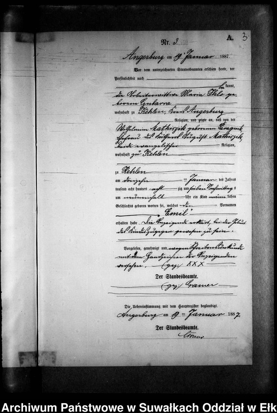 image.from.unit.number "Geburts-Neben-Register des Preussischen Standes-Amtes Kehlen Kreis Angerburg"