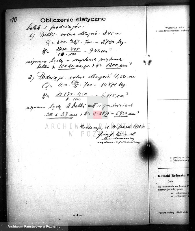 image.from.unit.number "Projekt na pobudowanie spichlerza zbożowego dla firmy G. Jonas w Kobylinie pow. krotoszyński"