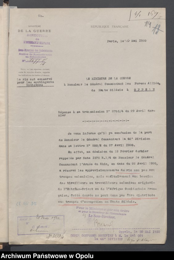 Obraz 16 z jednostki "Ravitaillement Service de L