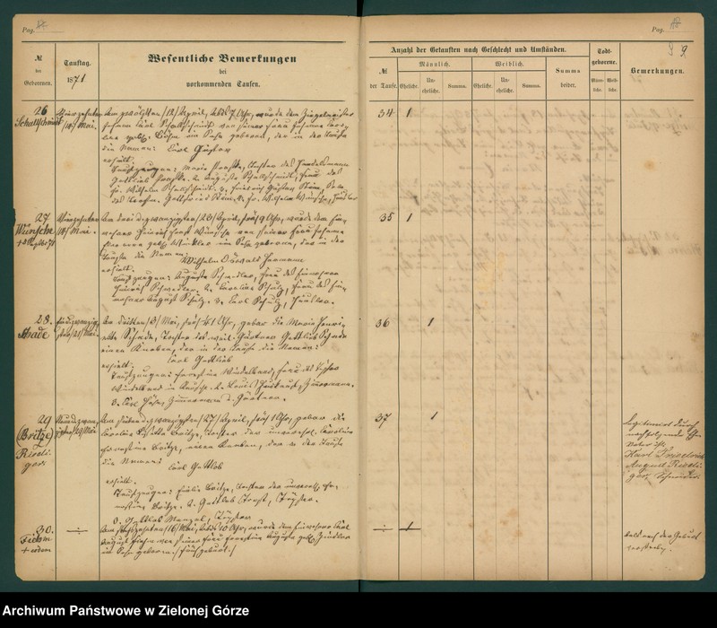 image.from.unit.number "[Księga chrztów parafii ewangelickiej w Gozdnicy 1871 - 1884]"